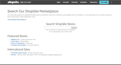 Desktop Screenshot of marketplace.shopsite.com